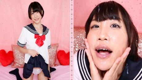 Uncensored Japanese Teen Schoolgirl Miko Kurozuki Gives Teacher Messy Deepthroat and Facefuck
